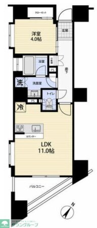 レックス日本橋水天宮プレミアタワーの物件間取画像